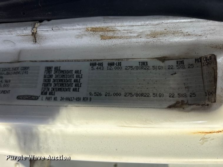 image for item FK1292 1997 Freightliner FL70 box truck