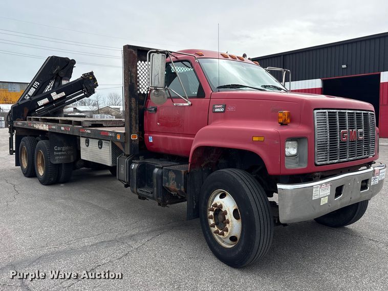 image for item FK1320 2000 GMC C8500 crane truck
