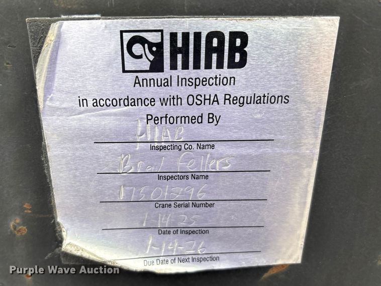 image for item FK1320 2000 GMC C8500 crane truck