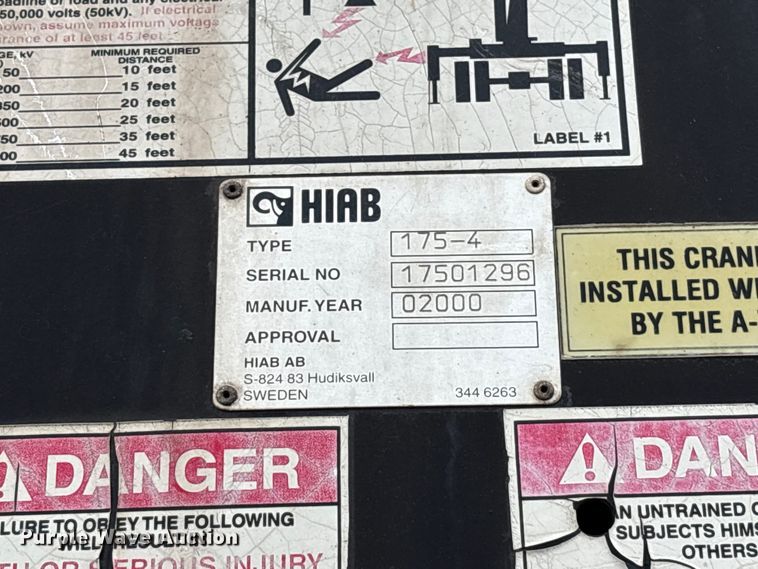 image for item FK1320 2000 GMC C8500 crane truck