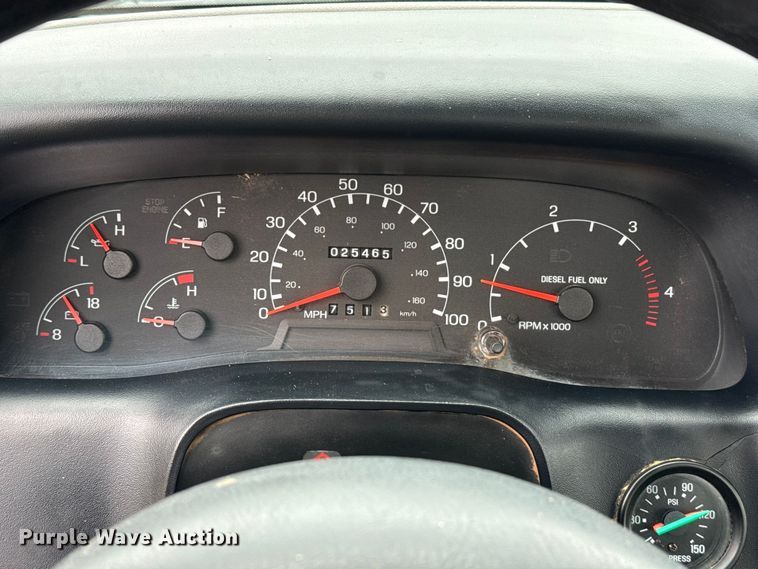 image for item NK9124 2001 Ford F750 Super Duty dump flatbed truck