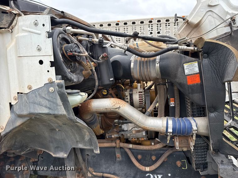 image for item NK9124 2001 Ford F750 Super Duty dump flatbed truck