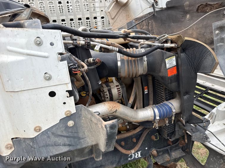 image for item NK9124 2001 Ford F750 Super Duty dump flatbed truck