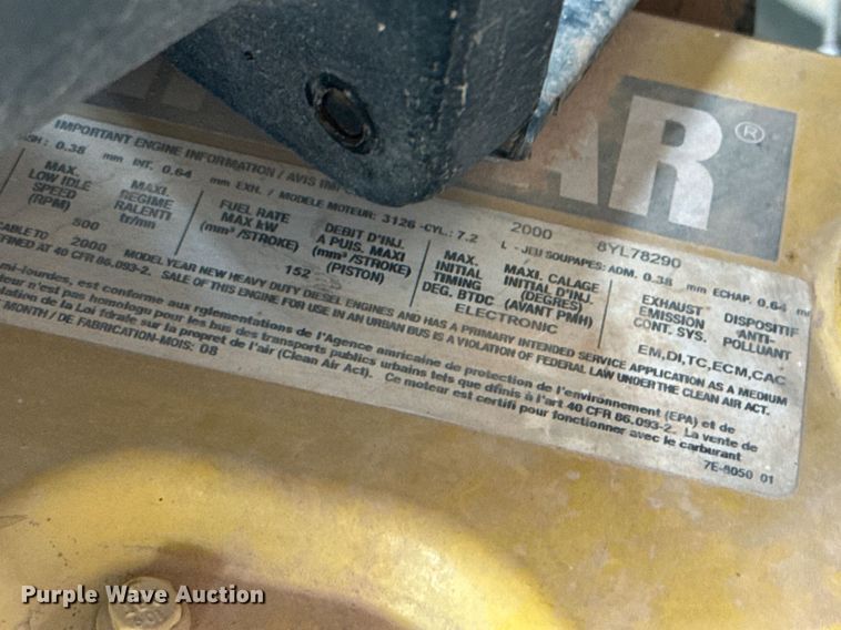 image for item NK9124 2001 Ford F750 Super Duty dump flatbed truck