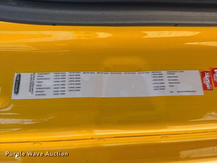 image for item NK9186 2022 Freightliner Cascadia 126 semi truck