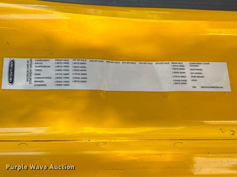 image for item NK9191 2024 Freightliner Cascadia 126 semi truck