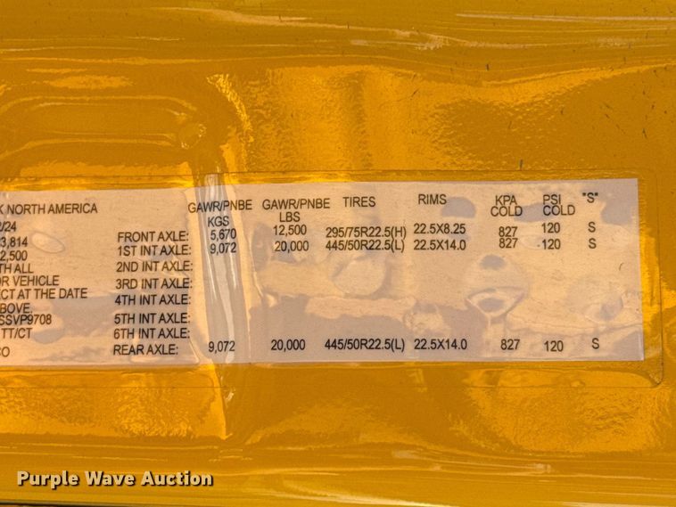 image for item NK9192 2025 Freightliner Cascadia 126 semi truck