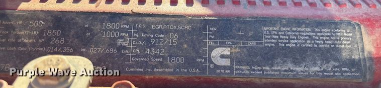 image for item YA1449 2018 Kenworth W900 semi truck