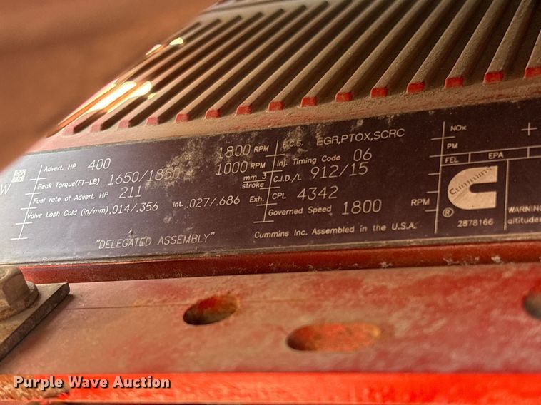 image for item YA2193 2020 International LT625 semi truck