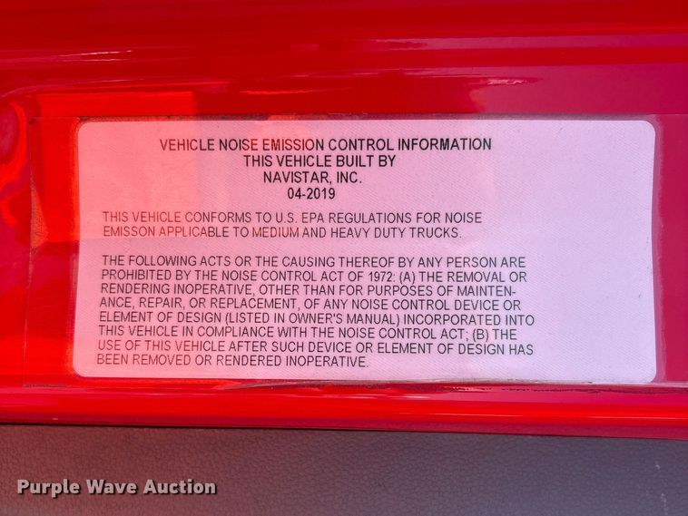 image for item YA2193 2020 International LT625 semi truck