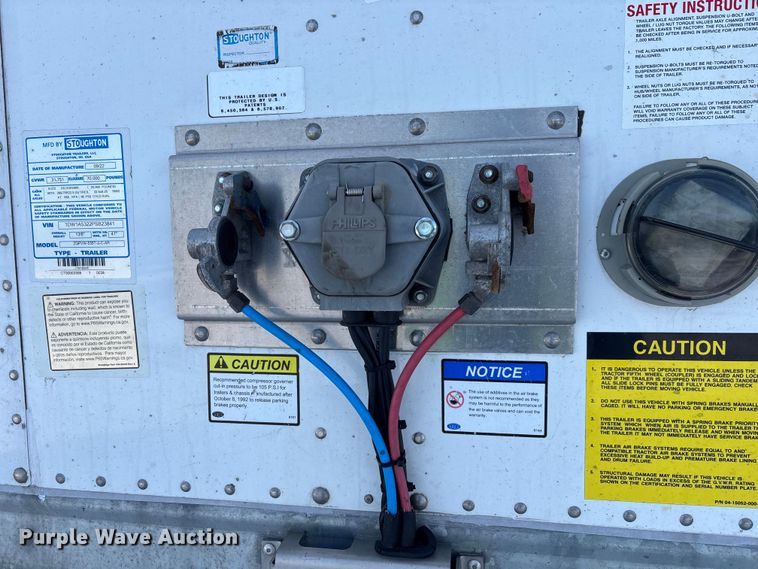 image for item YA2406 2023 Stoughton ZGPVW-535T-S-C-AR dry van trailer