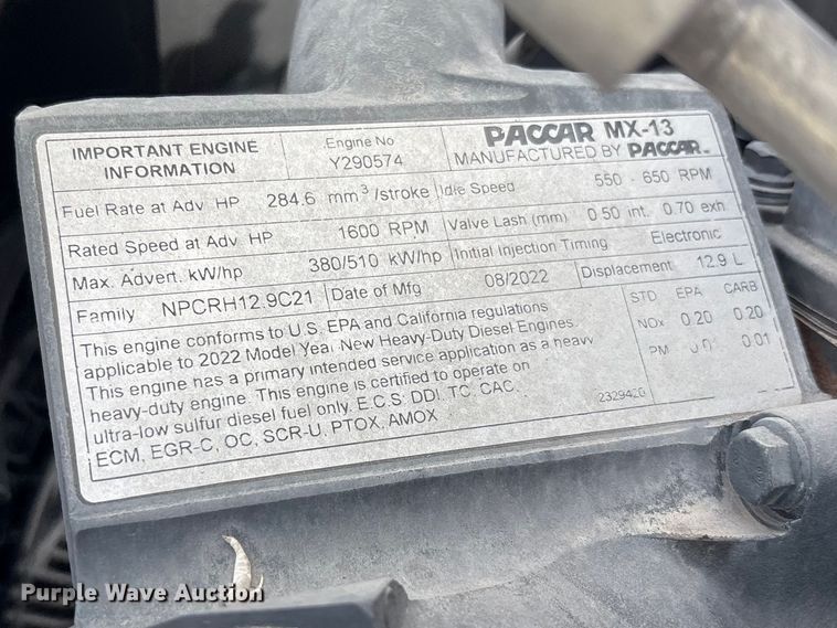 image for item YA2556 2023 Kenworth T680 semi truck