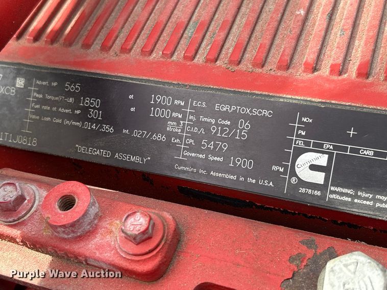 image for item YA2623 2022 Peterbilt 389 semi truck