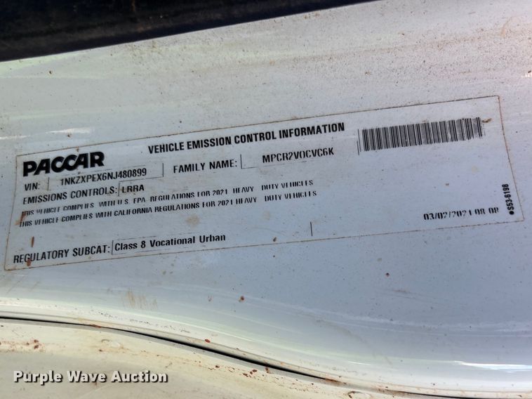 image for item YA2639 2022 Kenworth T880 dump truck