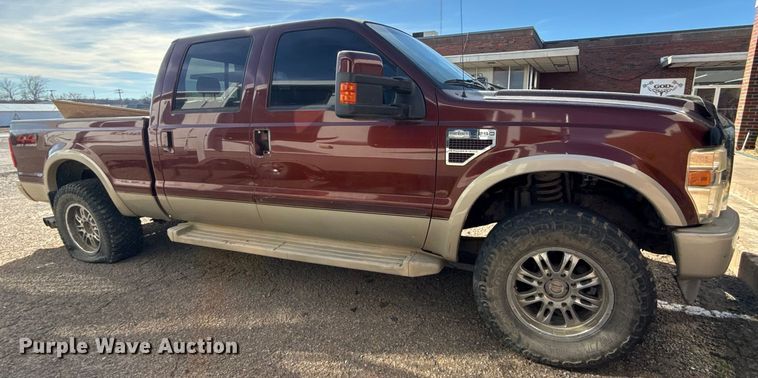 image for item DQ4263 2008 Ford F250 Super Duty Crew Cab pickup truck