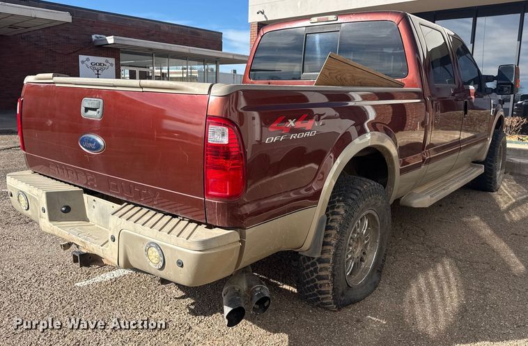 image for item DQ4263 2008 Ford F250 Super Duty Crew Cab pickup truck