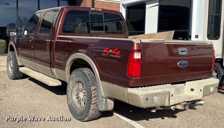 image for item DQ4263 2008 Ford F250 Super Duty Crew Cab pickup truck