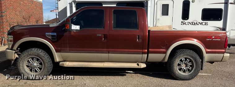 image for item DQ4263 2008 Ford F250 Super Duty Crew Cab pickup truck
