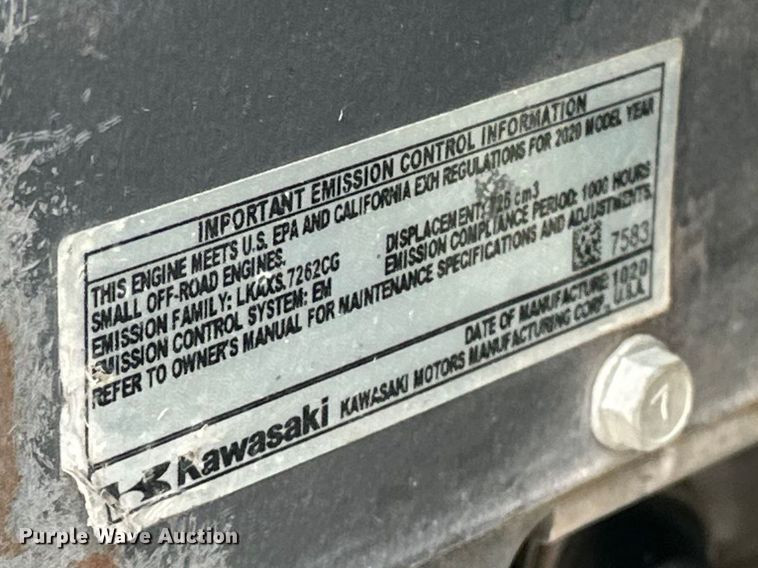 image for item DQ7763 2020 John Deere 652E QT ZTR lawn mower