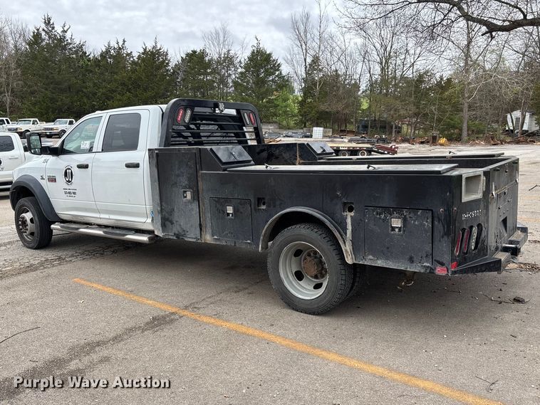 image for item DT0122 2012 Dodge Ram 5500 Crew Cab flatbed truck