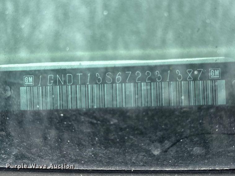 image for item DV0866 2007 Chevrolet Trailblazer SUV