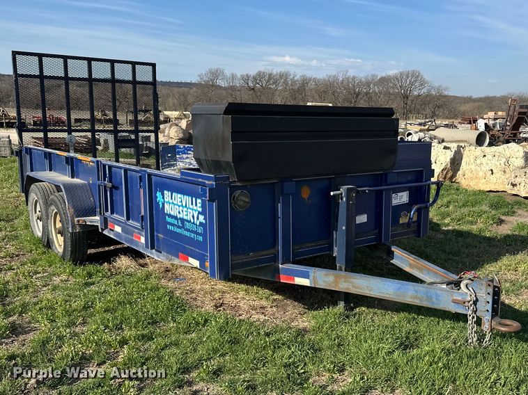 image for item DV0886 2015 Titan utility trailer