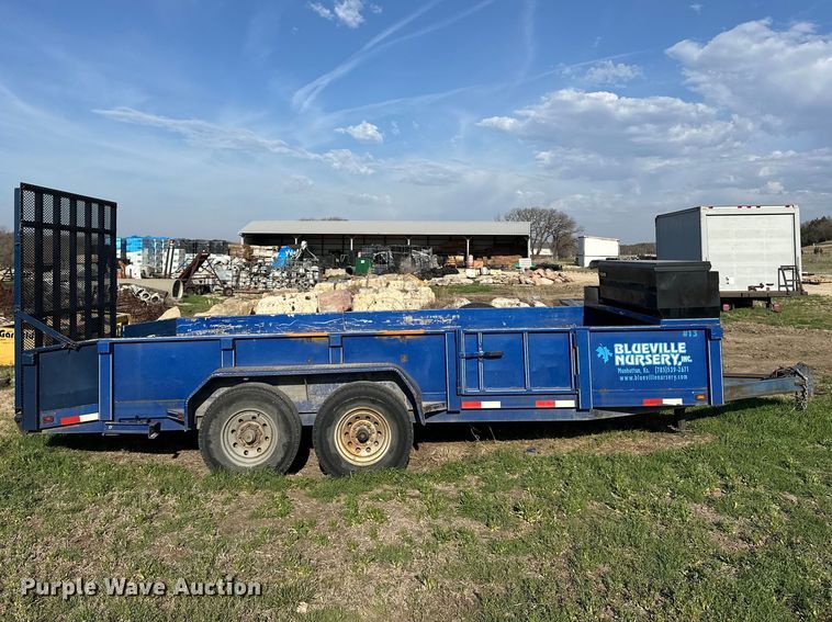 image for item DV0886 2015 Titan utility trailer