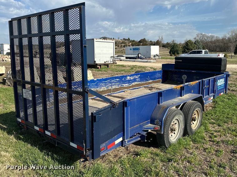 image for item DV0886 2015 Titan utility trailer