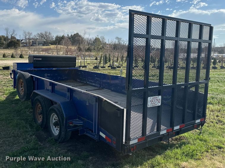 image for item DV0886 2015 Titan utility trailer