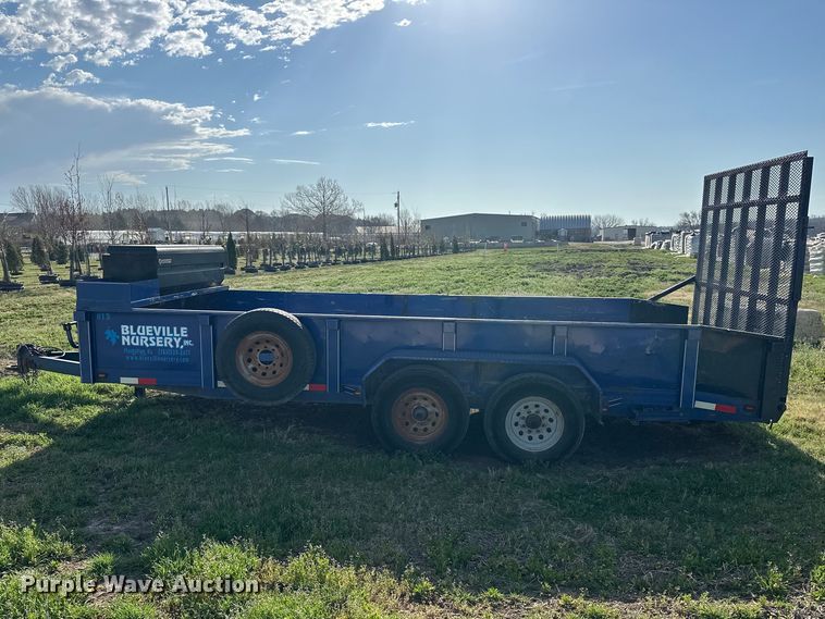 image for item DV0886 2015 Titan utility trailer