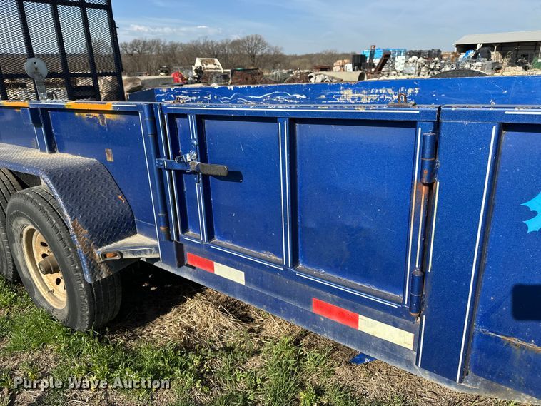 image for item DV0886 2015 Titan utility trailer
