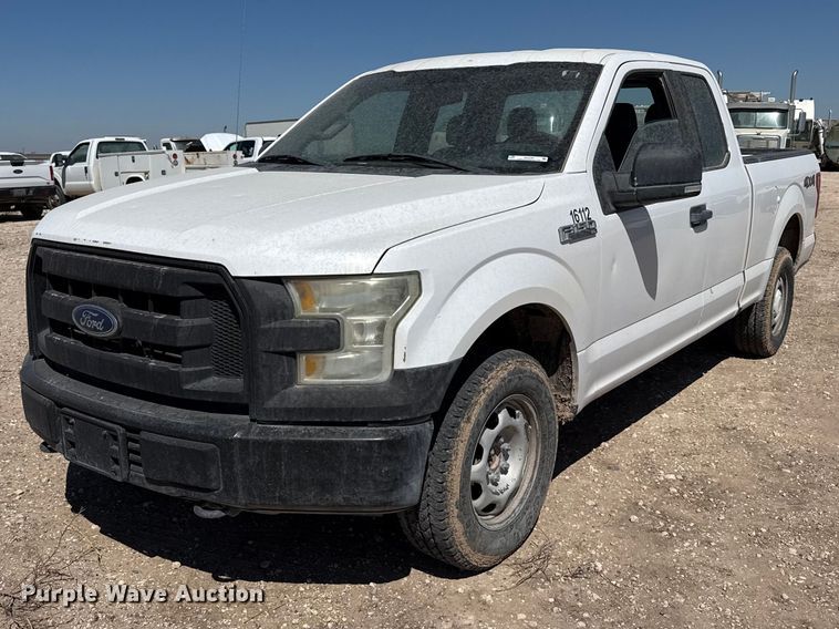image for item DZ5390 2016 Ford F150 Ext. Cab pickup truck