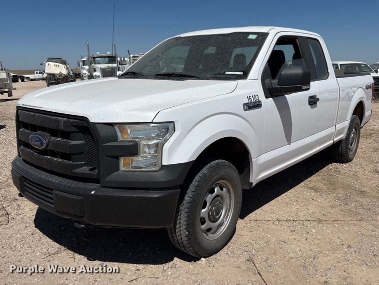 image for item DZ5394 2016 Ford F150 Ext. Cab pickup truck