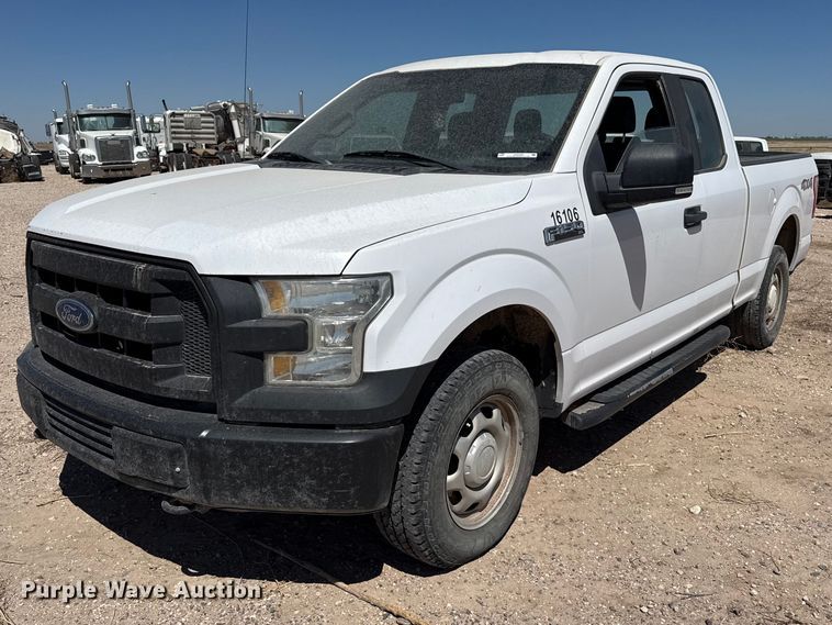 image for item DZ5395 2016 Ford F150 Ext. Cab pickup truck