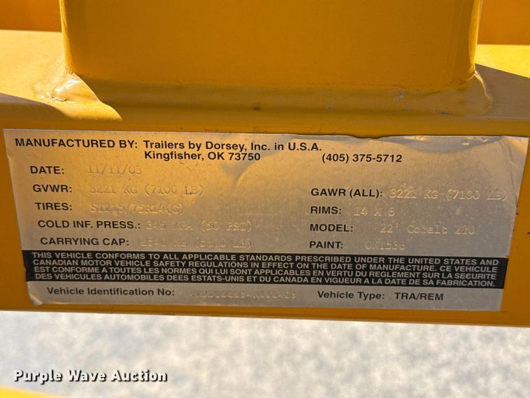 image for item DZ5424 2004 Cobalt 220 boat