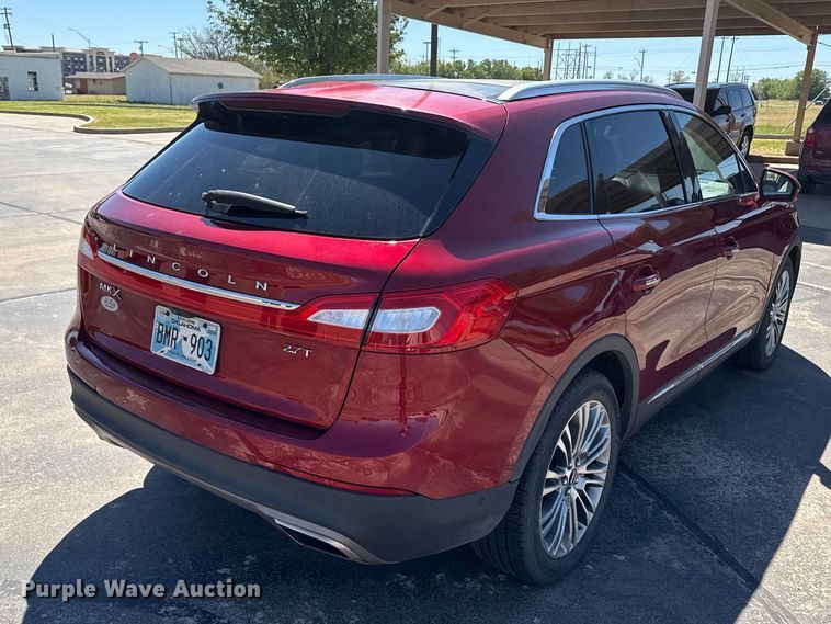 image for item DZ5426 2018 Lincoln MKX SUV