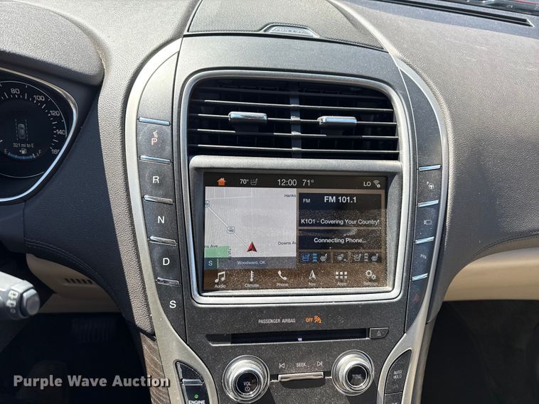 image for item DZ5426 2018 Lincoln MKX SUV