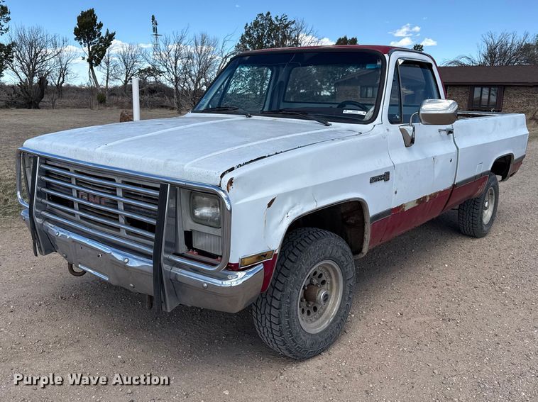 image for item DZ5432 1987 GMC Sierra 1500 pickup truck