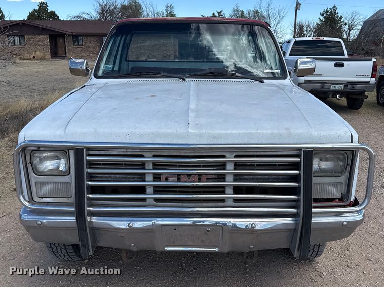 image for item DZ5432 1987 GMC Sierra 1500 pickup truck
