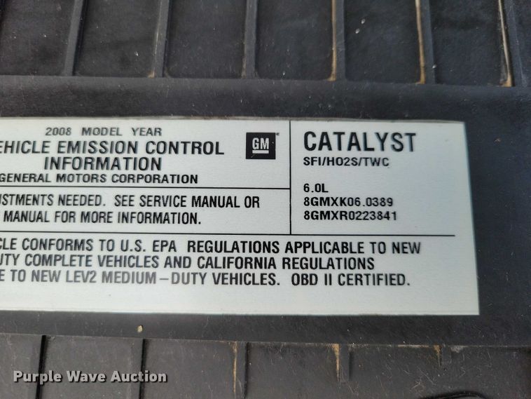 image for item DZ6983 2008 Chevrolet  Express 3500 van