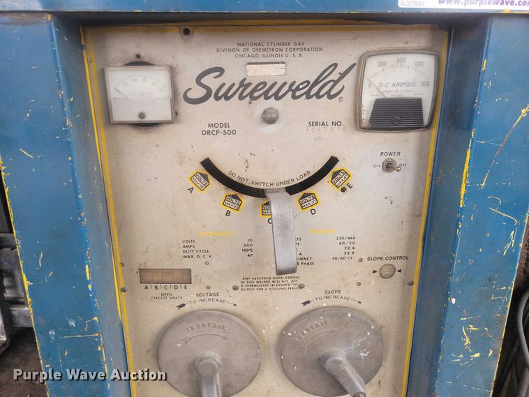 image for item DZ7009 Miller Sureweld DRCP-500 welder