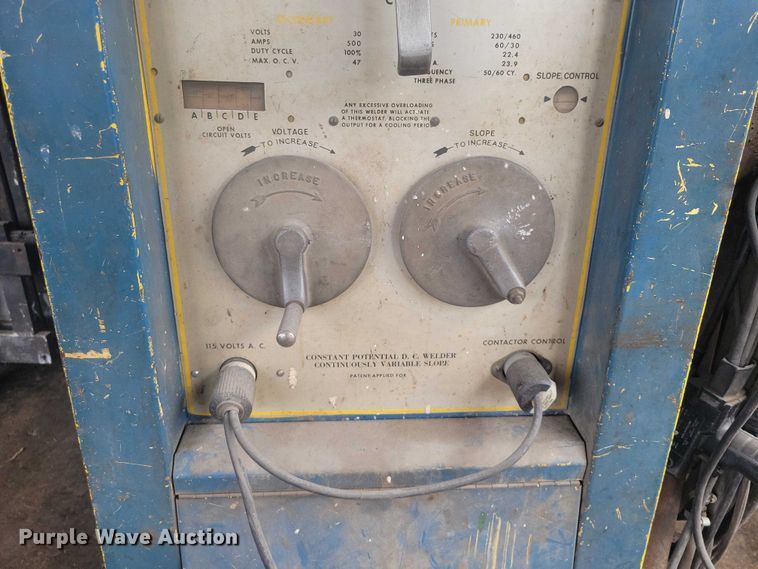 image for item DZ7009 Miller Sureweld DRCP-500 welder