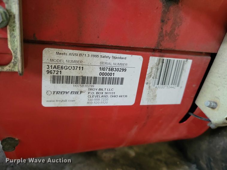 image for item DZ7015 Troy-Bilt Storm snow blower