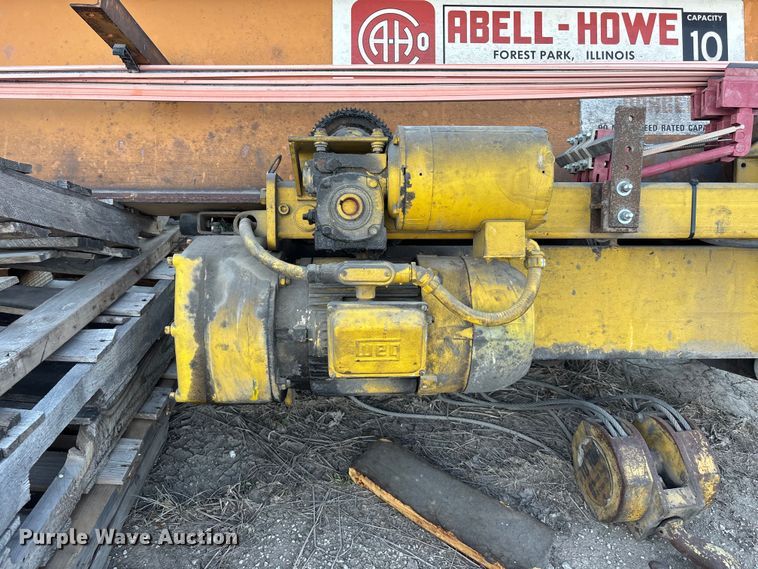 image for item EA4692 Abel-Howe overhead crane