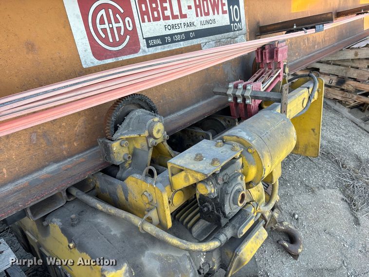image for item EA4692 Abel-Howe overhead crane