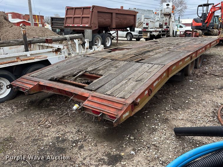 image for item EA4748 1987 Trail-EZE tilt deck equipment trailer