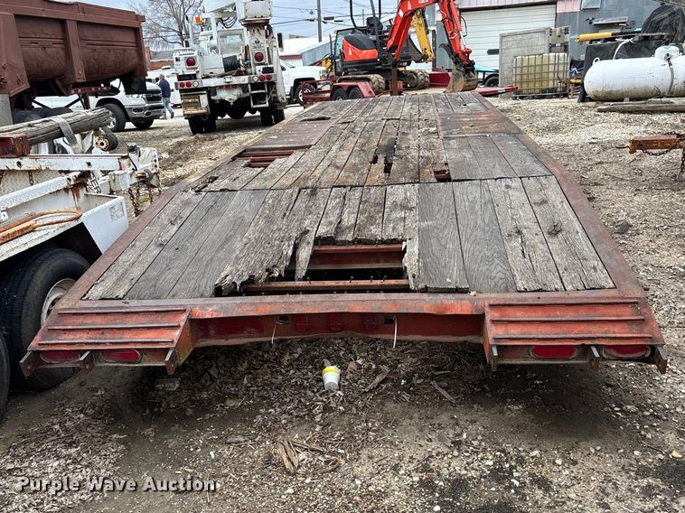 image for item EA4748 1987 Trail-EZE tilt deck equipment trailer