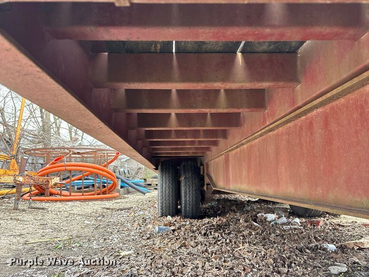 image for item EA4748 1987 Trail-EZE tilt deck equipment trailer