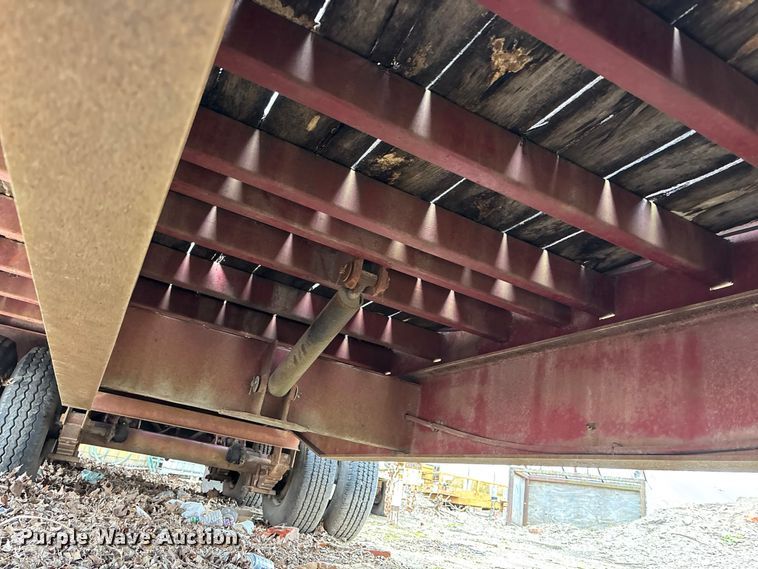 image for item EA4748 1987 Trail-EZE tilt deck equipment trailer