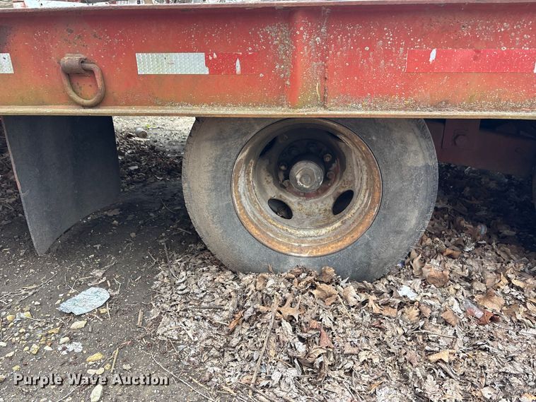 image for item EA4748 1987 Trail-EZE tilt deck equipment trailer